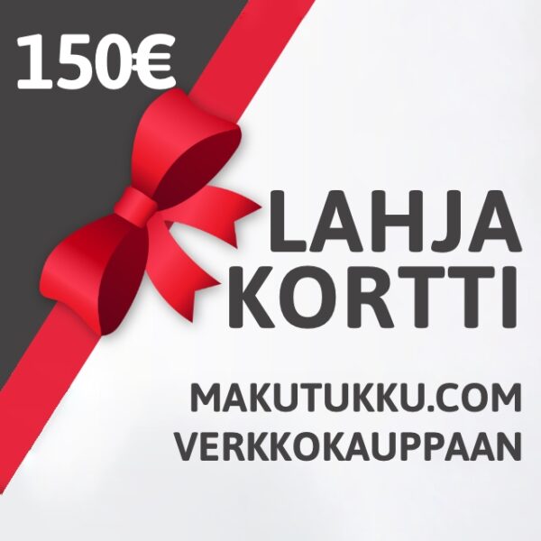 150€ Lahjakortti Makutukku.com Verkkokauppaan