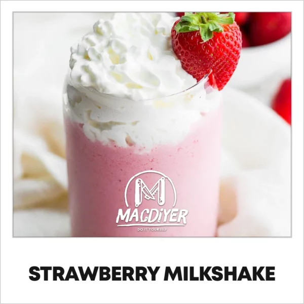 Macdiyer Strawberry Milkshake 10Ml Makutiiviste