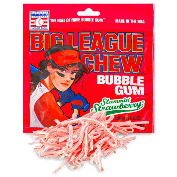 Big League Chew Strawberry 60G