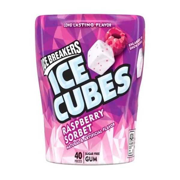 Ice Breakers Ice Cubes Raspberry Sorbet Purukumi 92G