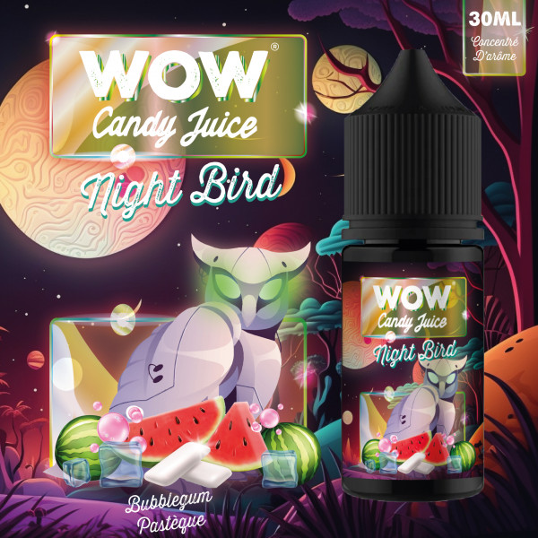 WOW Candy Juice Night Bird 30ml makutiiviste