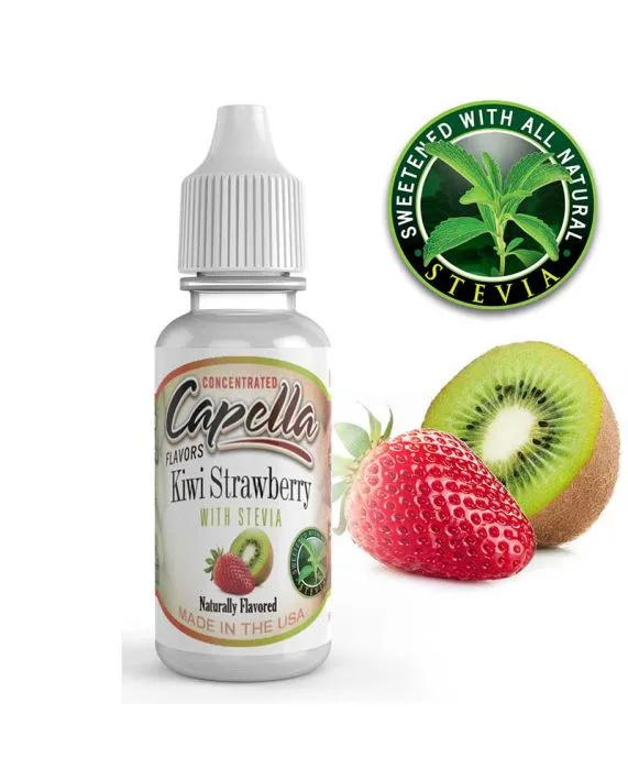 Capella Kiwi Strawberry with Stevia 13ml makutiiviste