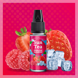 Sun Tea by Full Moon Strawberry and Raspberry 10ml makutiiviste