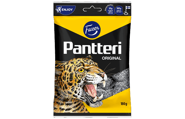 Fazer Pantteri karkkipussi 180 g