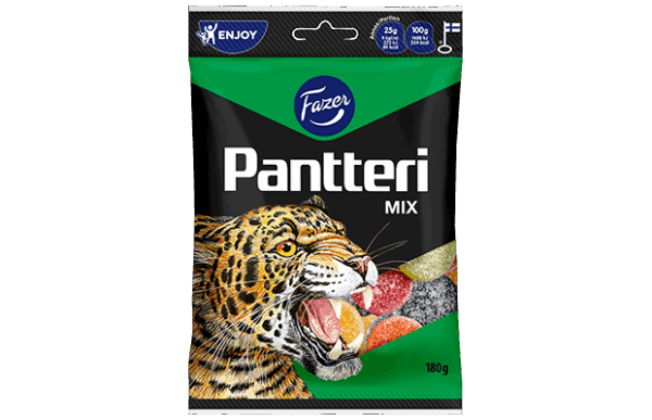 Fazer Pantteri Mix karkkipussi 180g